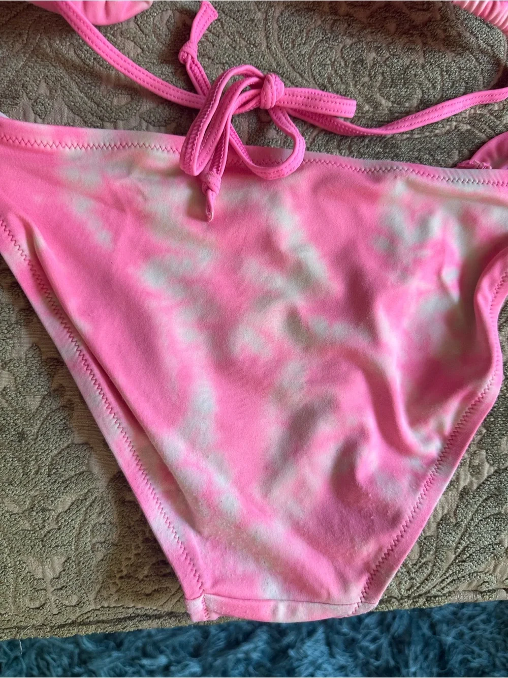 PINK Victoria's Secret Pink Tie-Dye Bikini Top & Bottom